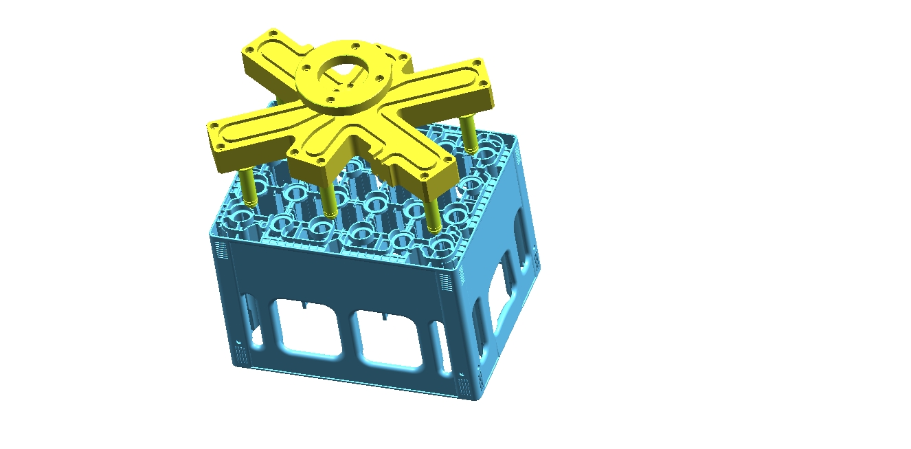 Induction of injection mold gate design