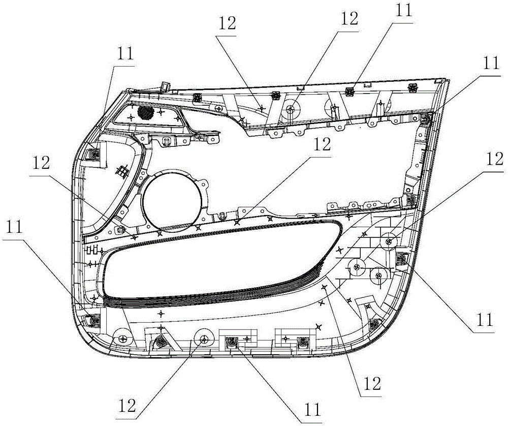 Manufacturing method of automobile thin-wall door panel injection mold